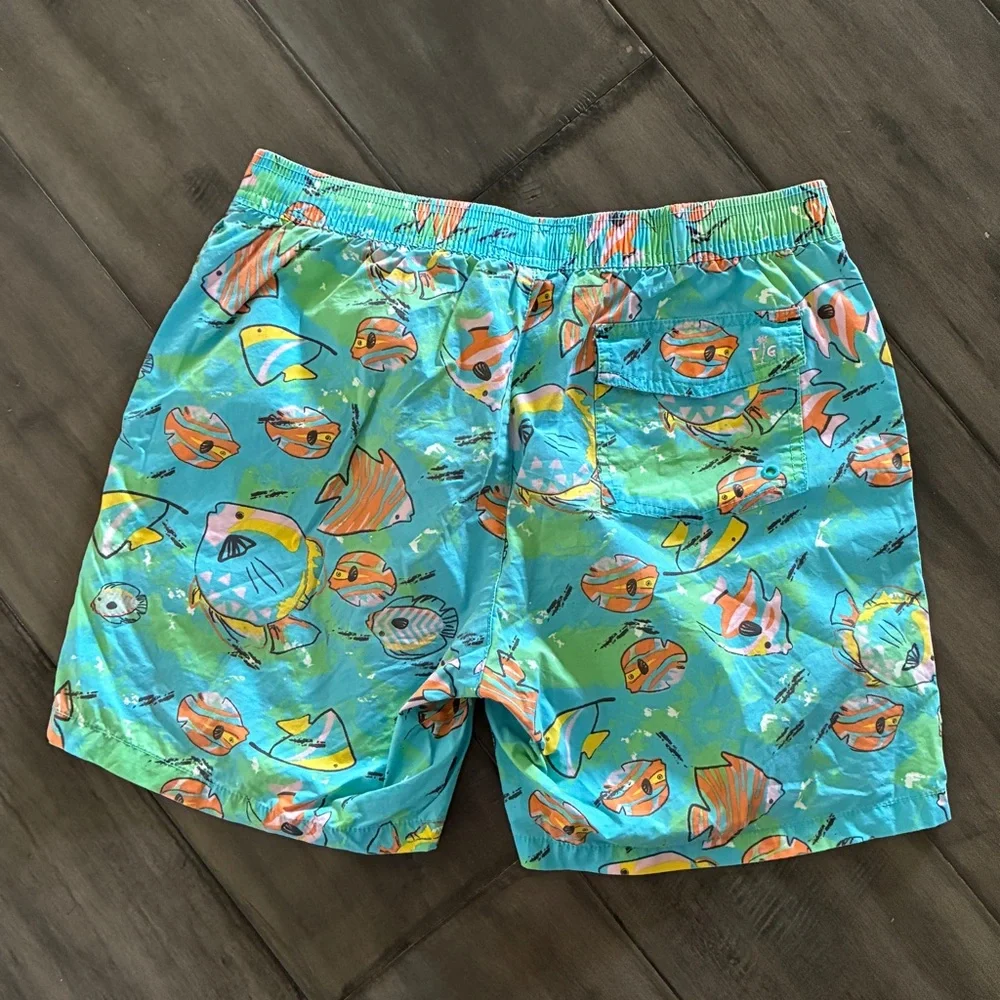 Tipsy Elves Aquarium of Tropical Fish Swim Trunks - Size Medium
